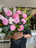 Blush Garden Basket